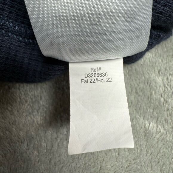 Eddie Bauer Shirt Men’s XL Blue Thermal Henley - Picture 7 of 7